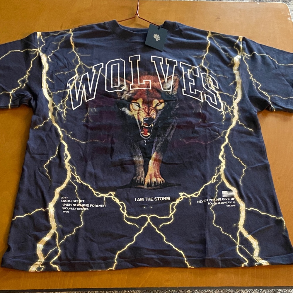 Darc Sport Wolves Thunder T-Shirt - Black